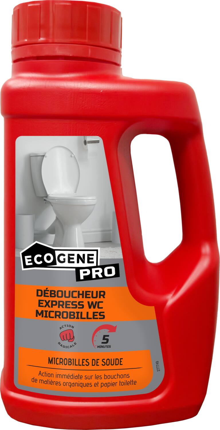 Déboucheur express wc microbilles ecogen pro 500g 