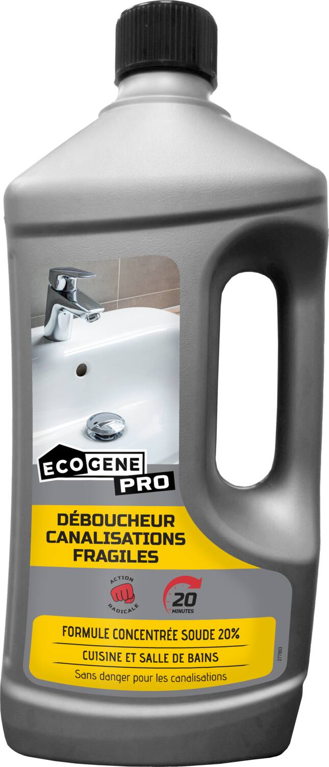 Déboucheur canalisations fragiles ECOGENE pro 1l 