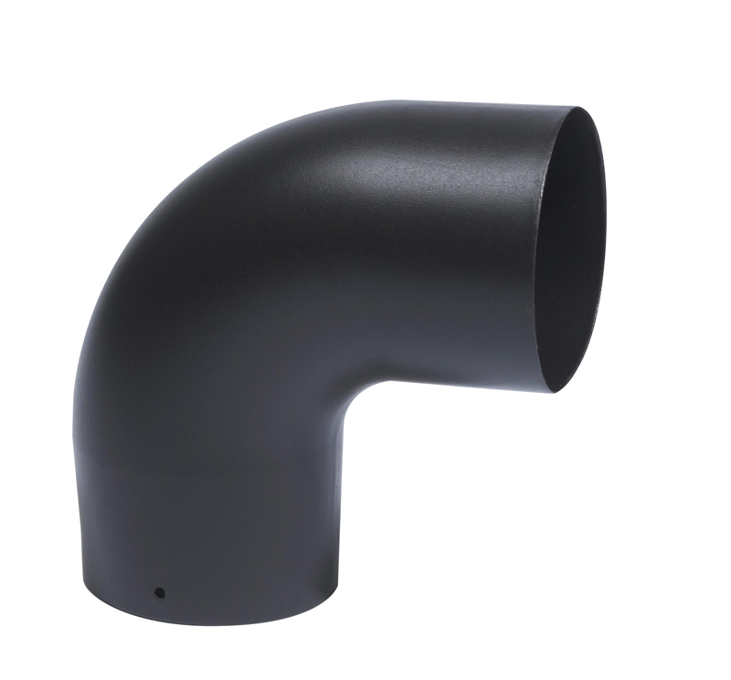 Coude émaillé mat acier 90° ∅153mm bois/fioul/gaz - TEN