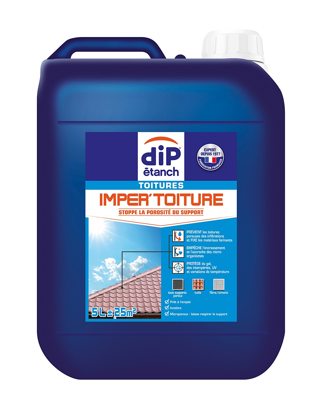 DIP IMPER'TOITURE INCOLORE 5L
