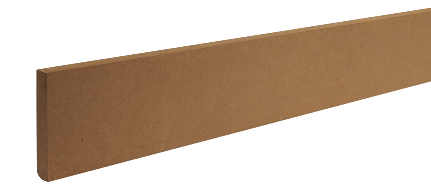 Plinthe arrondie MDF 1,2x10x244cm