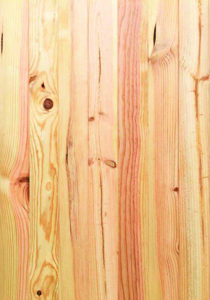 Lambris en pin maritime noueux brut - 201 x 9.7 x 1 cm