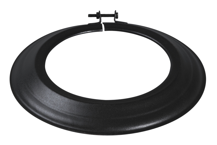 Rosace coloris noir mat en émail Ø139mm - TEN