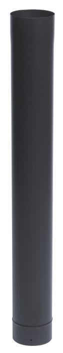 Conduit 1000mm émail noir mat Ø139mm - TEN