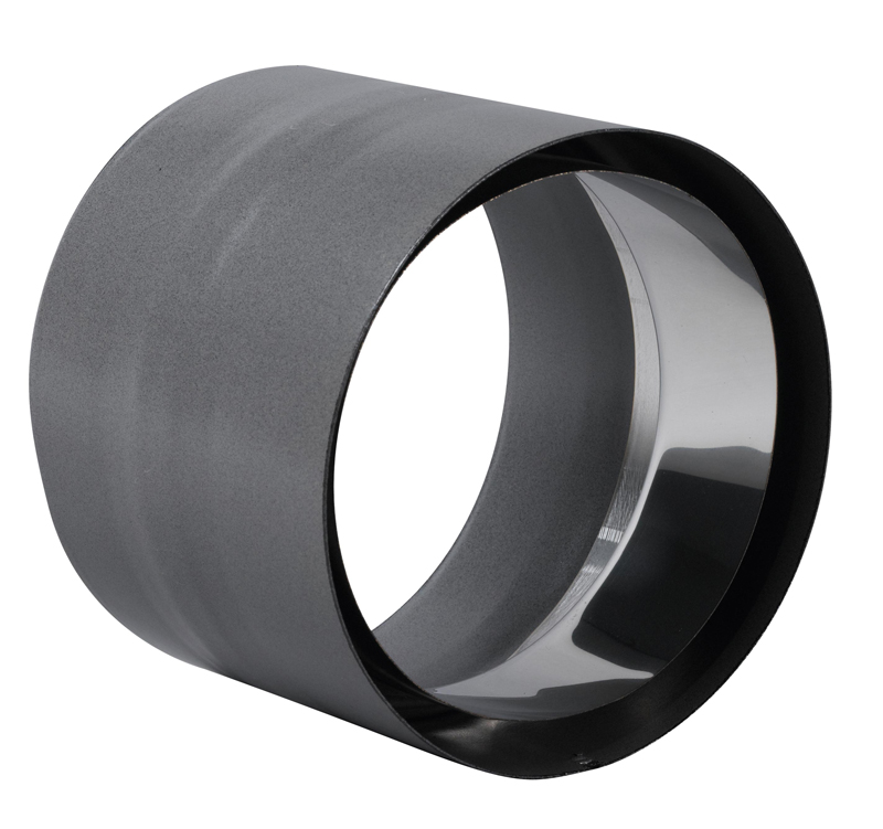 Tuyau anti-bistre en émail noir mat 180mm - TEN