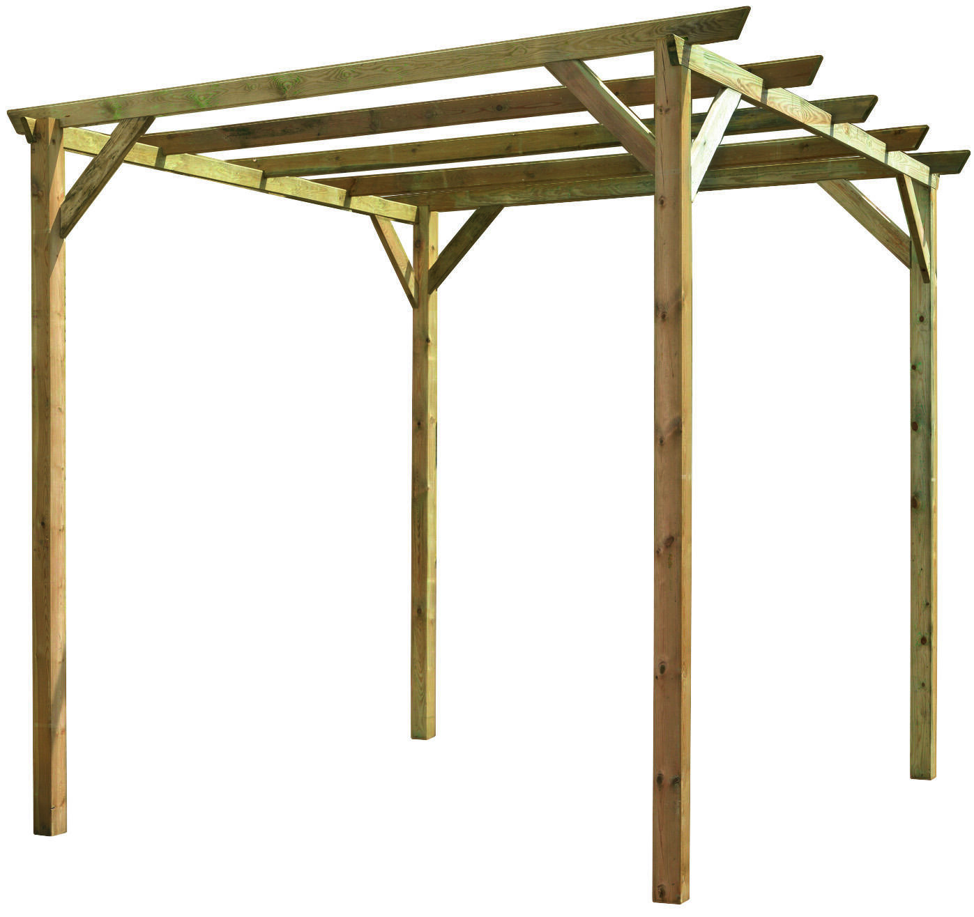 Pergola Carre en Bois 3x3m - CERLAND