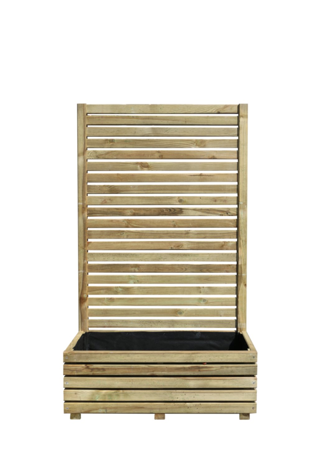 Bac à Fleurs Occultant Bois Küb 80x40xH.133cm- CERLAND