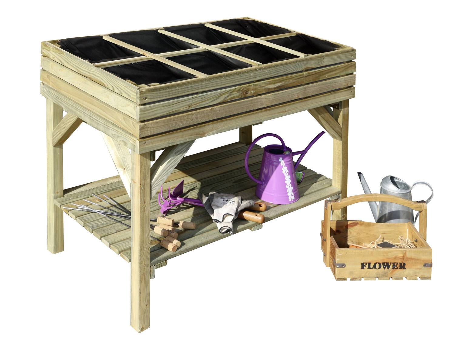 Carré Potager Küb 100x60xH.80cm - CERLAND