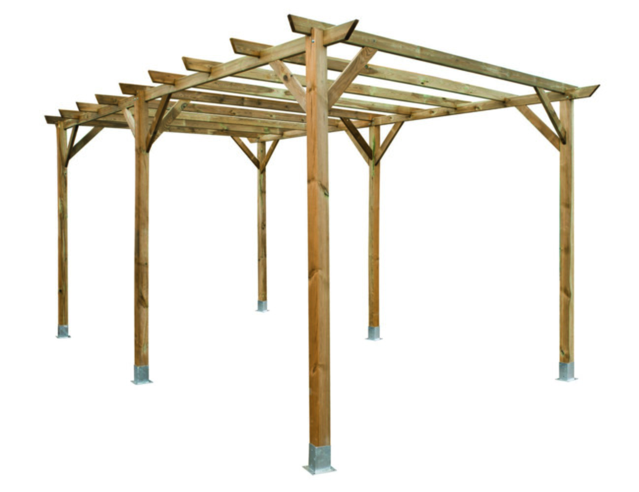 Carport Pin FSC Maranello 5x3x2,46m - CERLAND