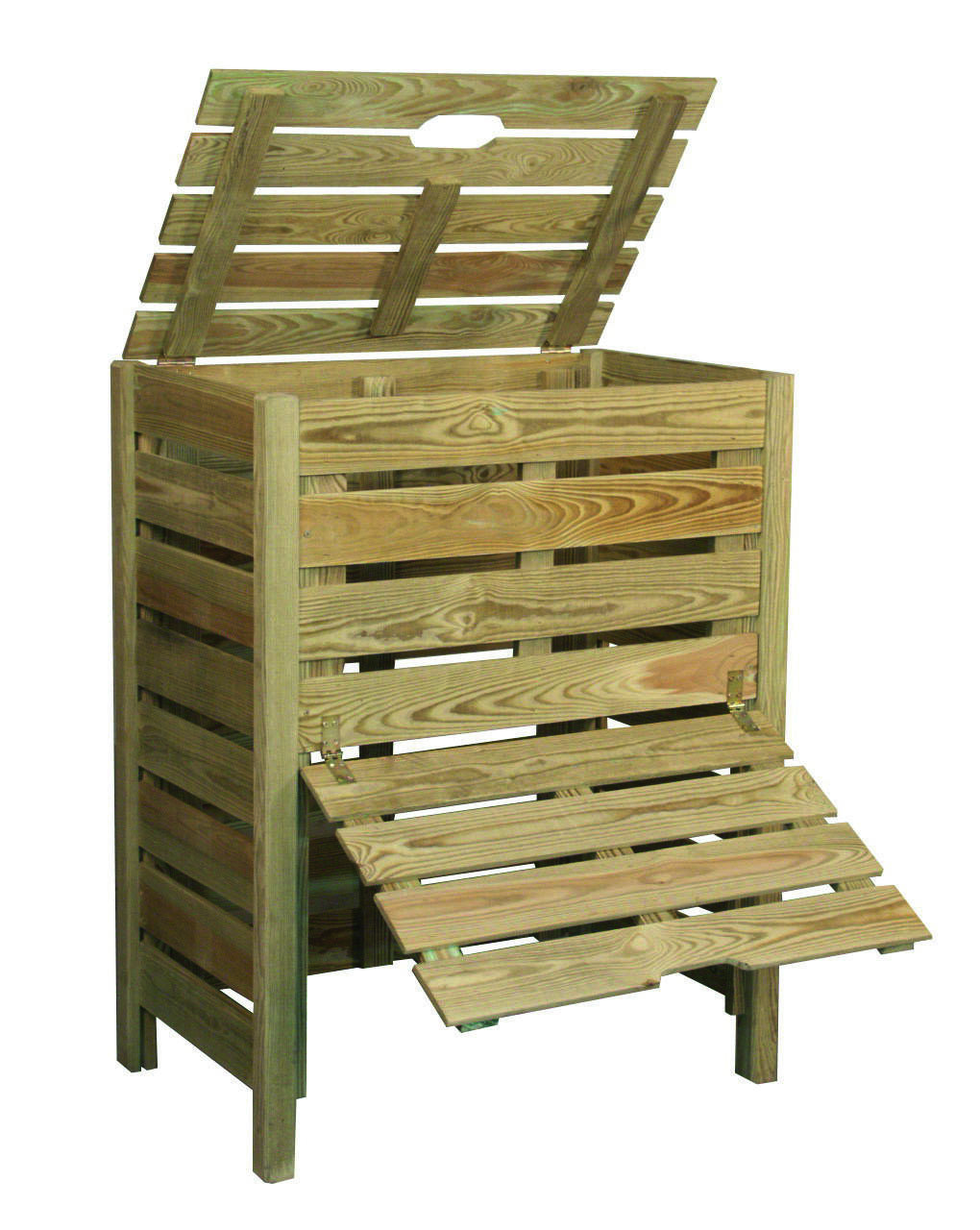 Composteur Bois 400 Litres 80x50xH.100cm- CERLAND