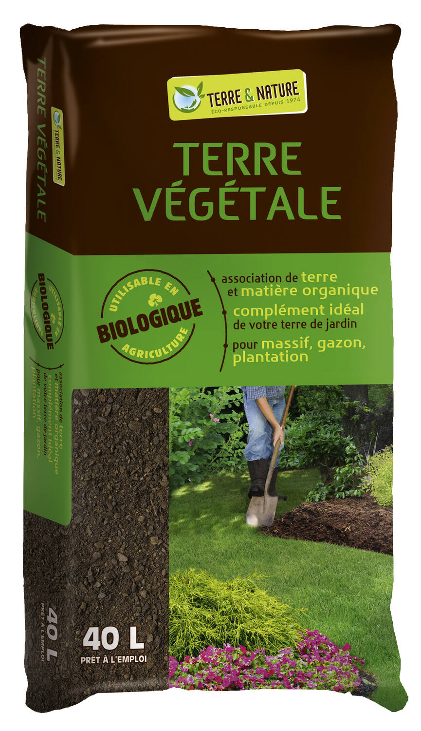 Terre végétale 40L - TERRE & NATURE