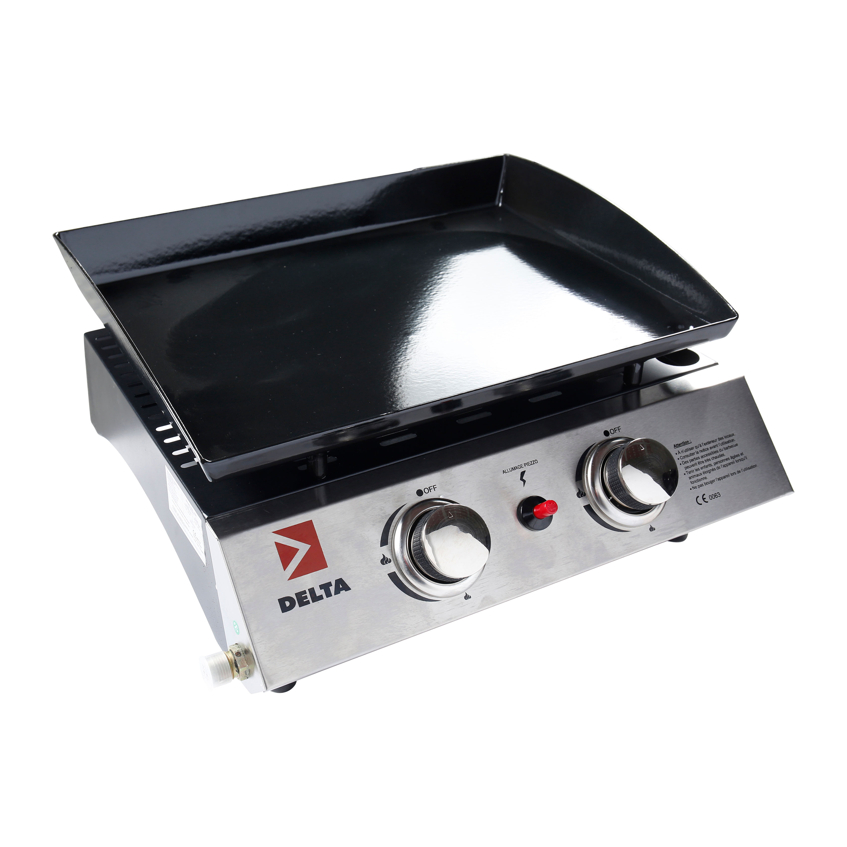 Plancha Epicure 2 feux