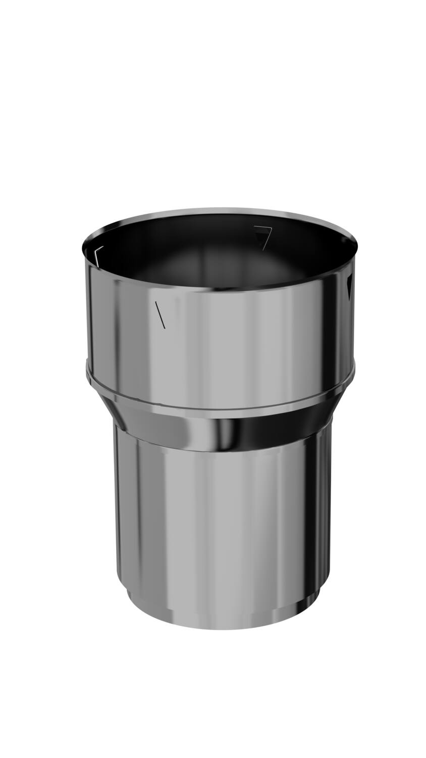 Raccord poêle Tubage flexible inox Ø150mx150/157