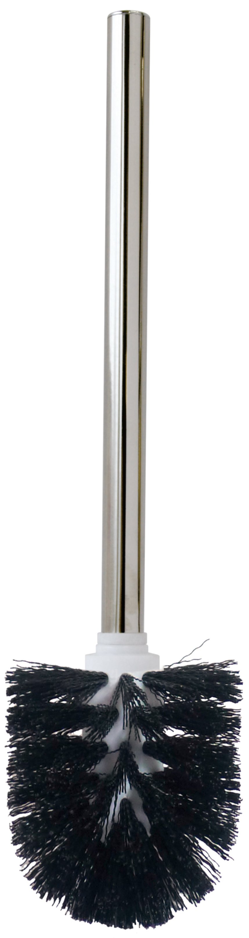 Brosse WC Nestor Noir/Chromé Polypropylène/Métal