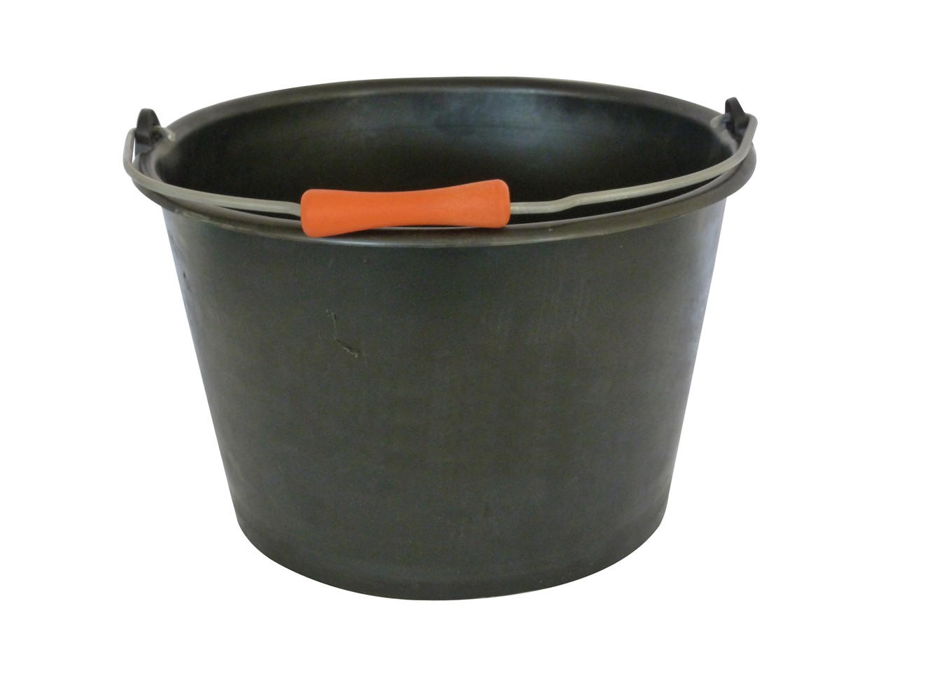 Seau plastique noir évasé 16L avec poignées - MONDELIN