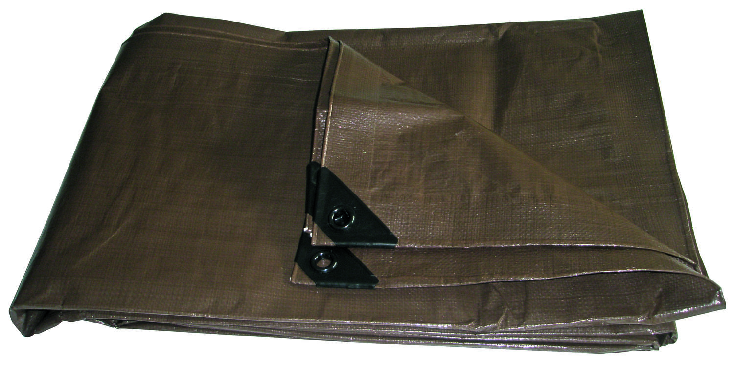 Bâche de protection du bois 2x8m marron - SODEPM