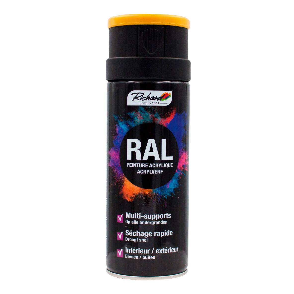 Aérosol peinture acrylique Ral 1003 Jaune Signal 400ml