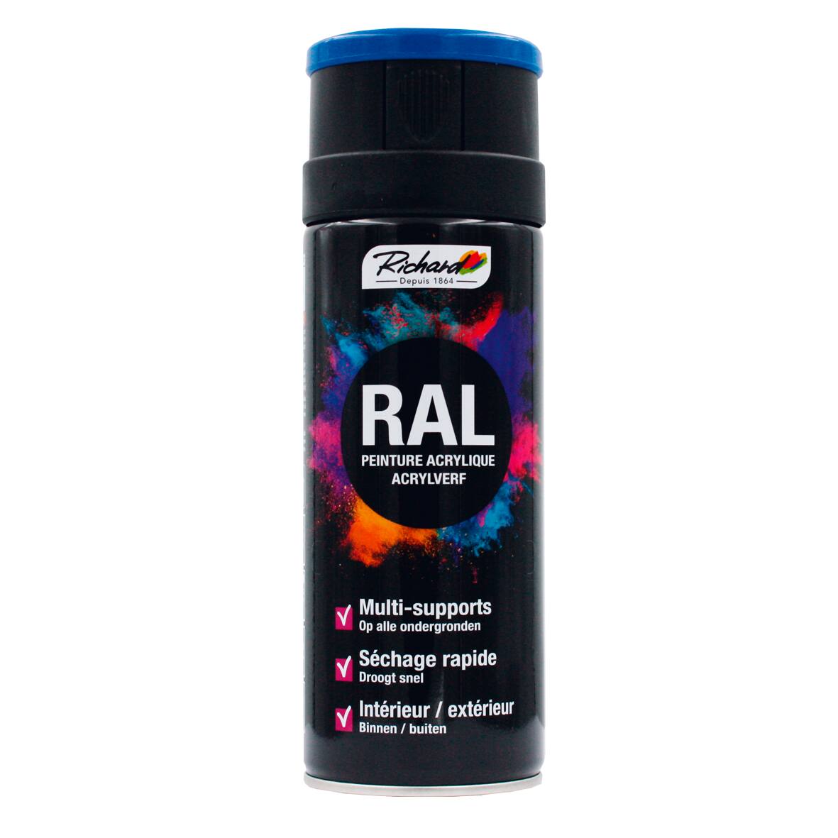 Aérosol peinture acrylique Ral 5010 Bleu Gentiane 400ml