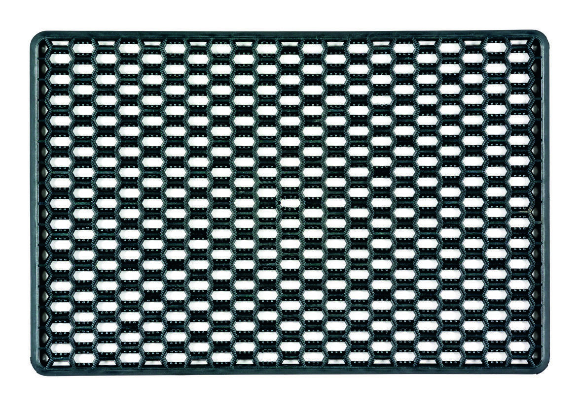 Tapis d'extérieur grattant recyclé 62x41cm - CORYL