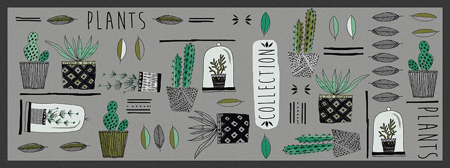 Tapis intérieur absorbant Praz Herbier 120x45cm - CORYL