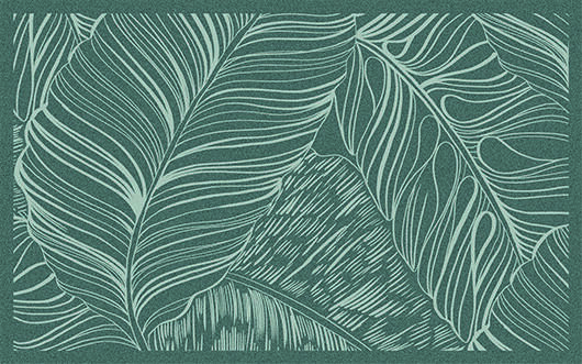 Tapis intérieur absorbant Access Feuillage 60x40cm - CORYL