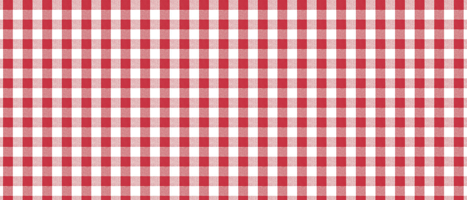 Toile Cirée Lautrec Vichy Rouge Ø160cm