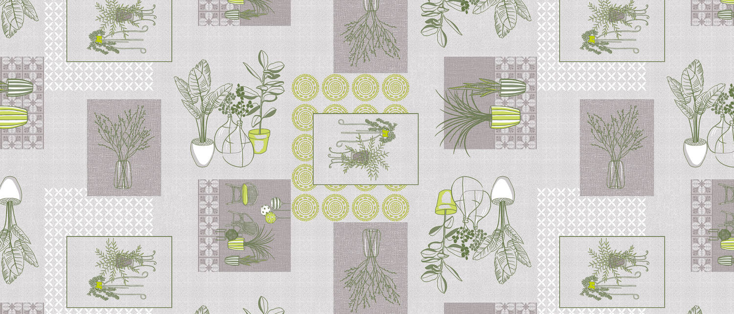 Toile Cirée Lautrec Botanic 160x240cm