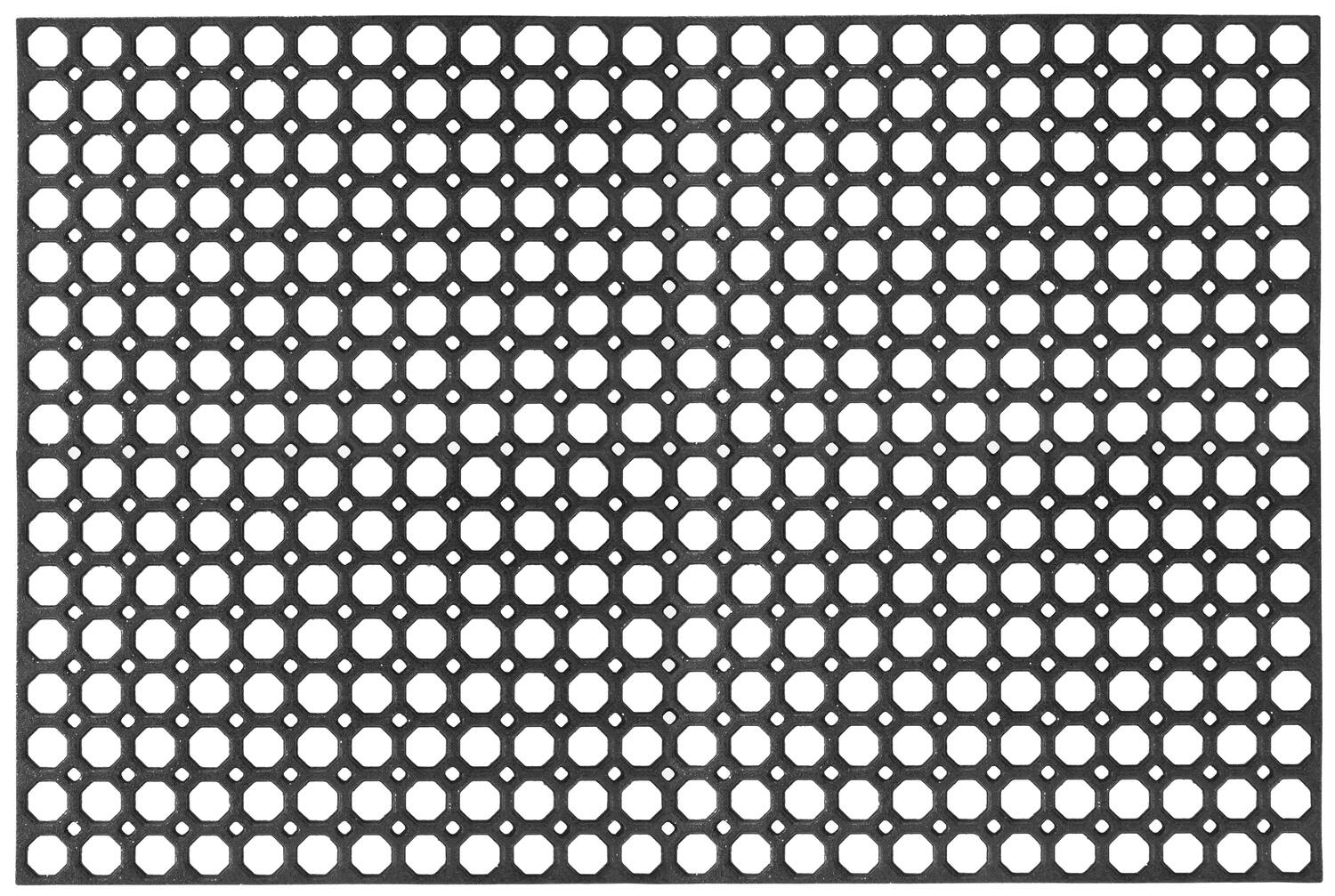 Tapis d'entrée Octo Noir 120x80cm