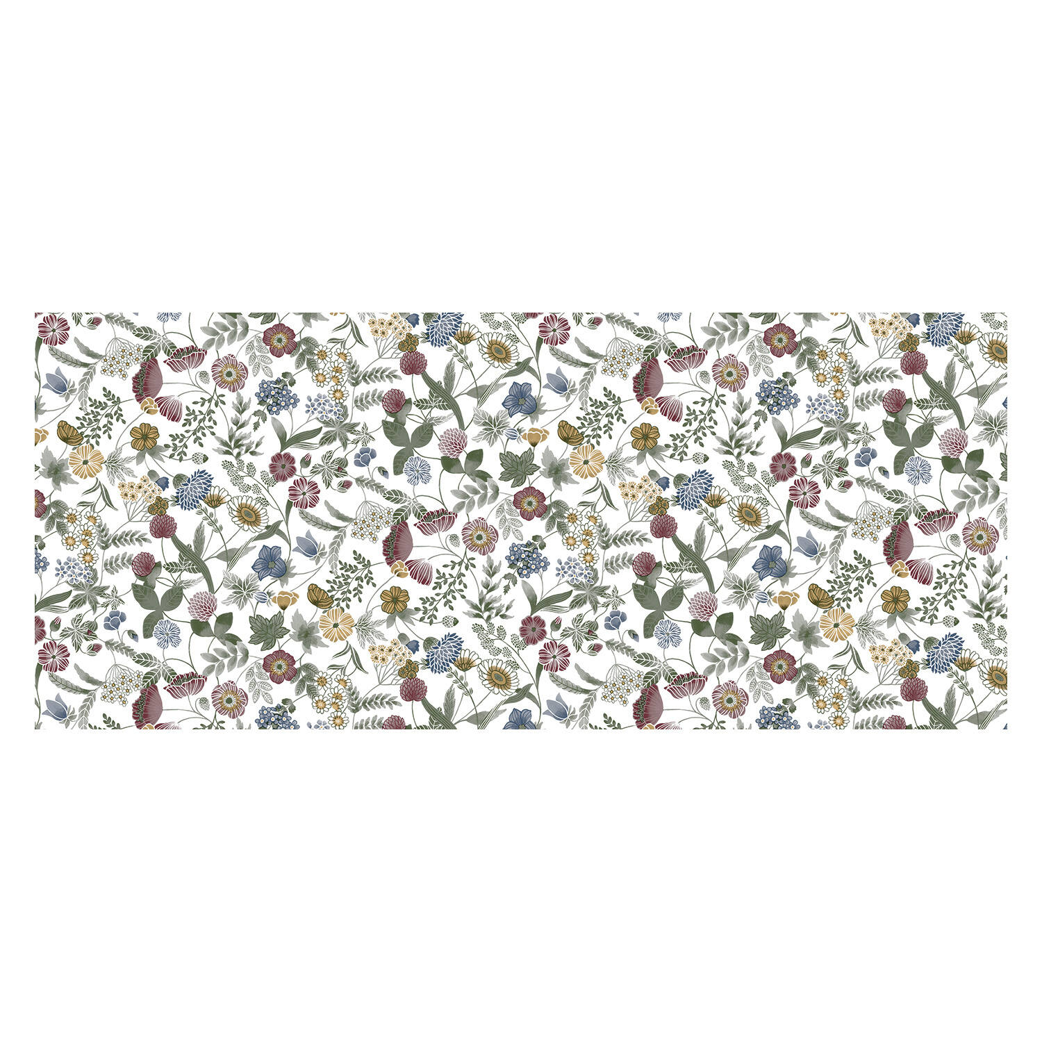 Nappe Zao TC Premium L.140cm Champs de fleurs - CORYL