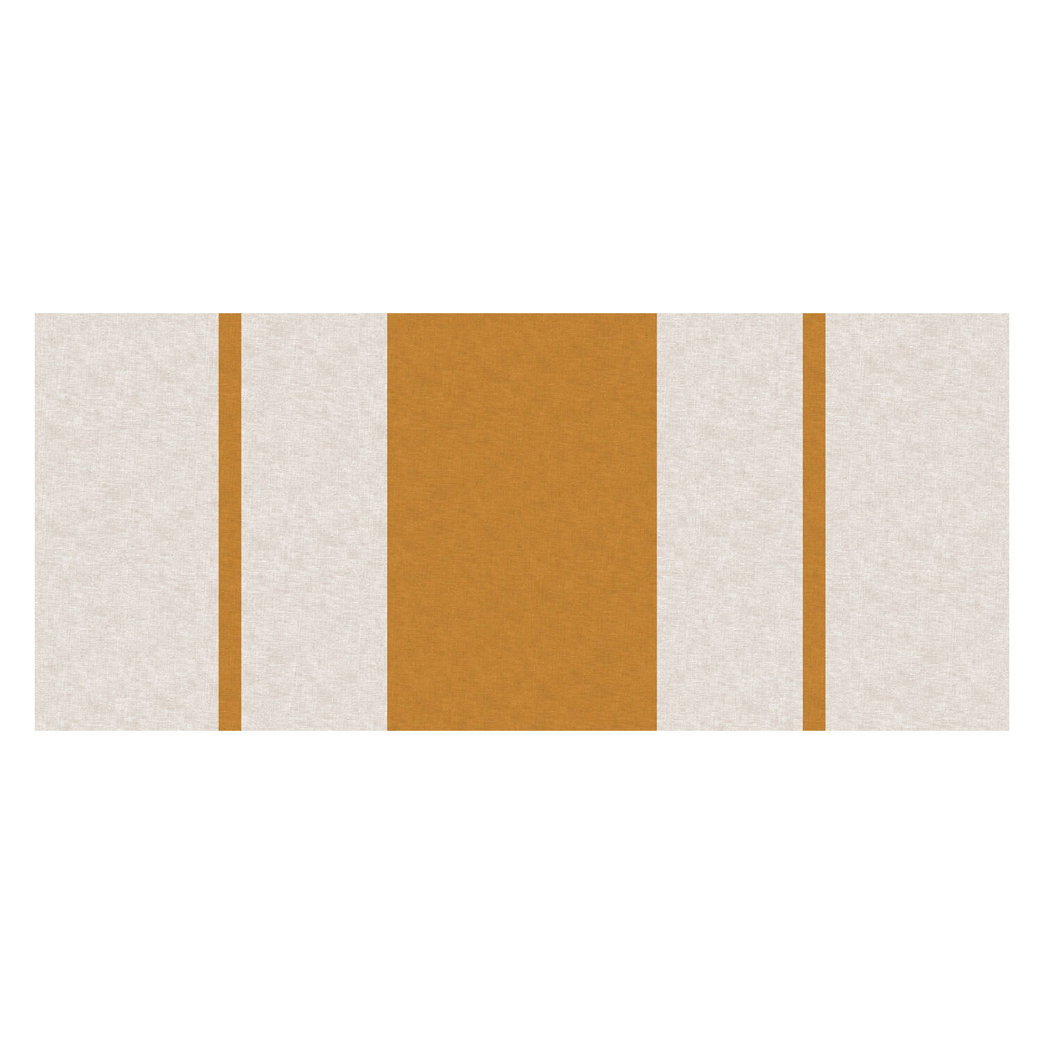 Nappe TC Lautrec L.140cm motif Ona ocre - CORYL