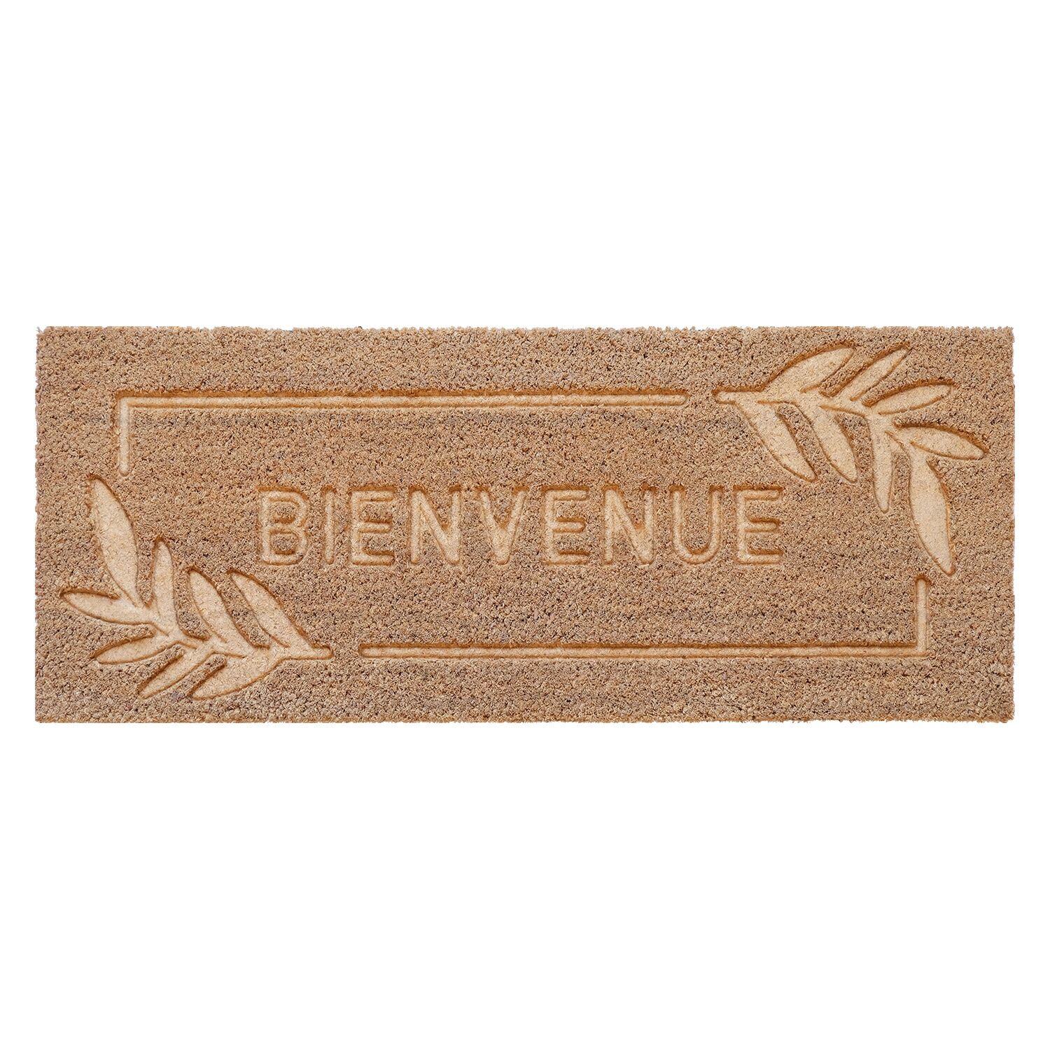 Paillasson Coco Frappe Bienvenue 75x30cm - CORYL