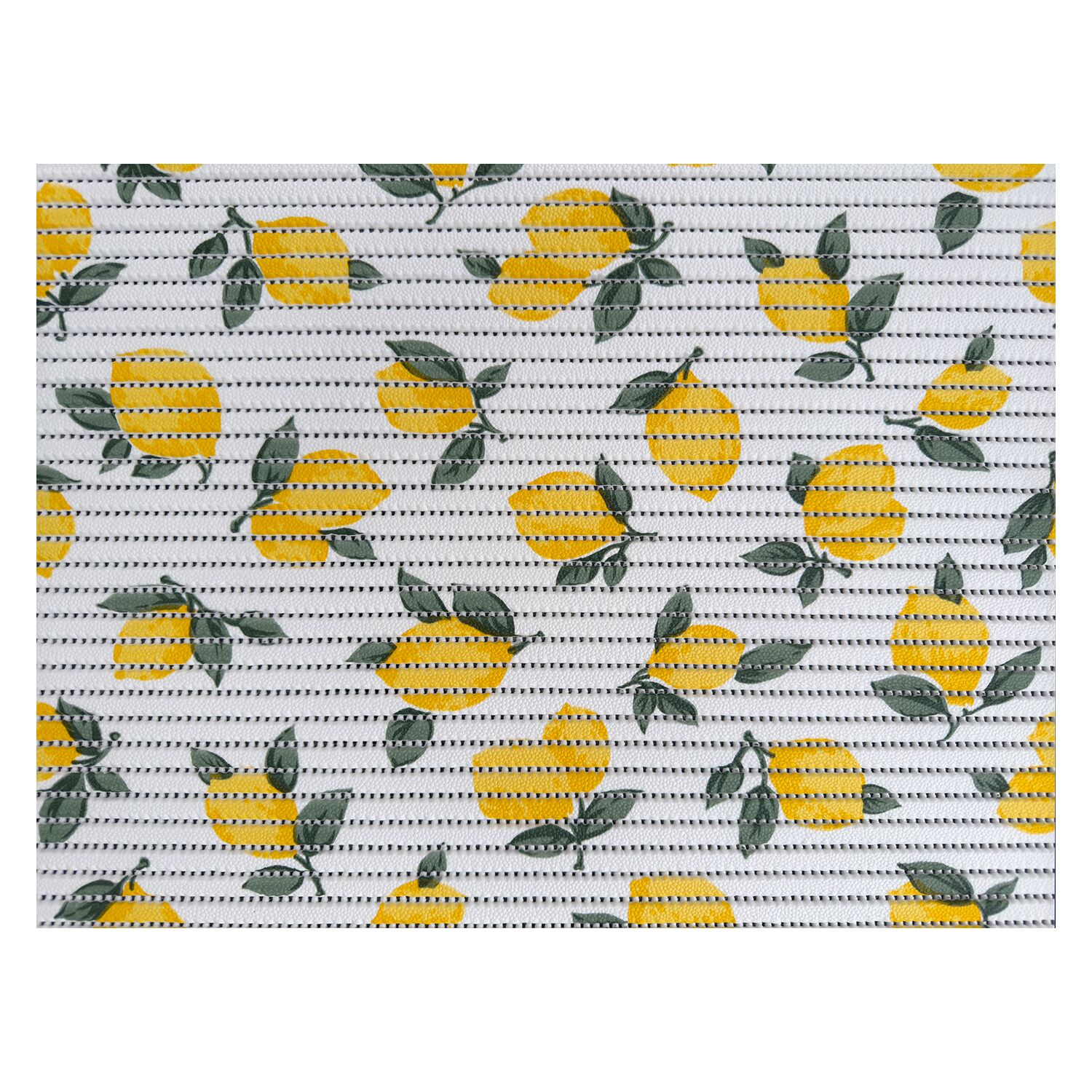 Tapis Sympamousse Premium L.65cm motif citrons - CORYL
