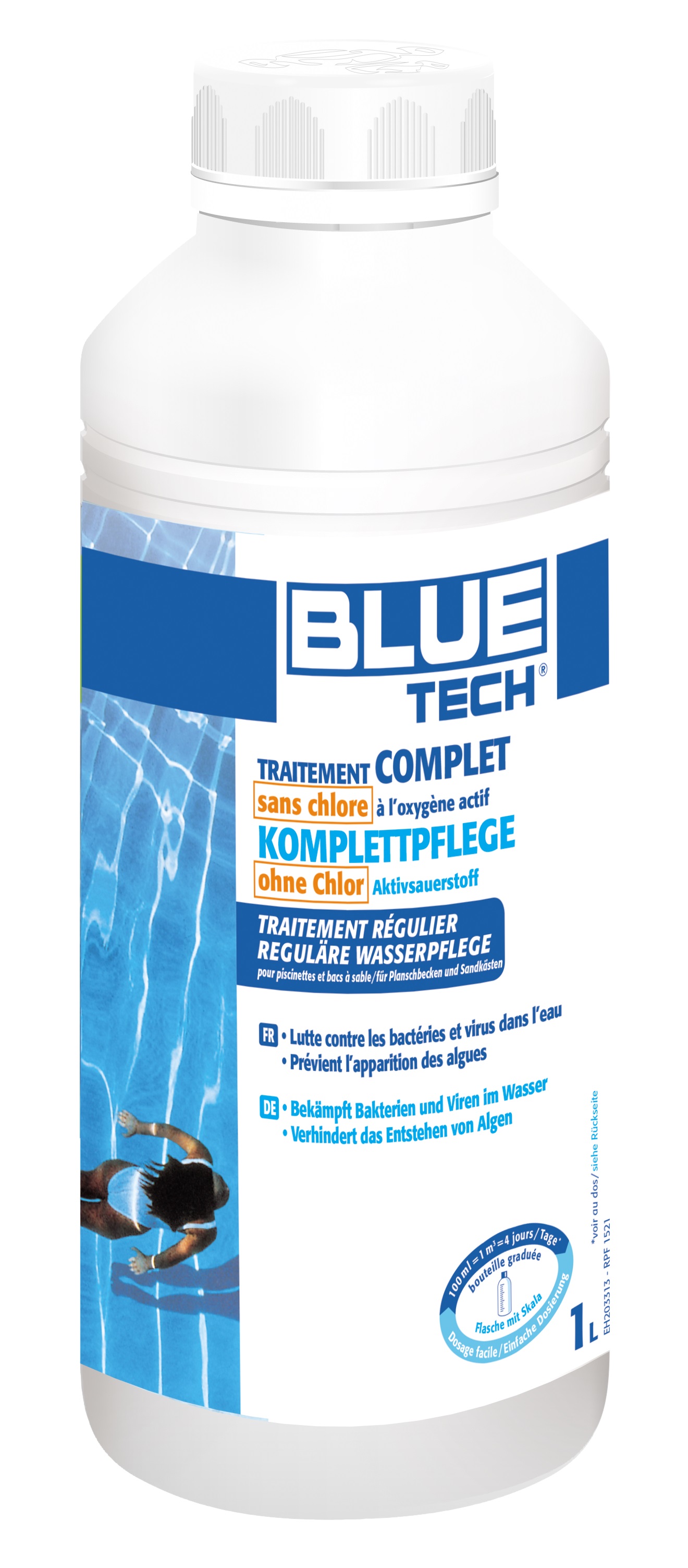 Traitement complet sans chlore liquide 1l