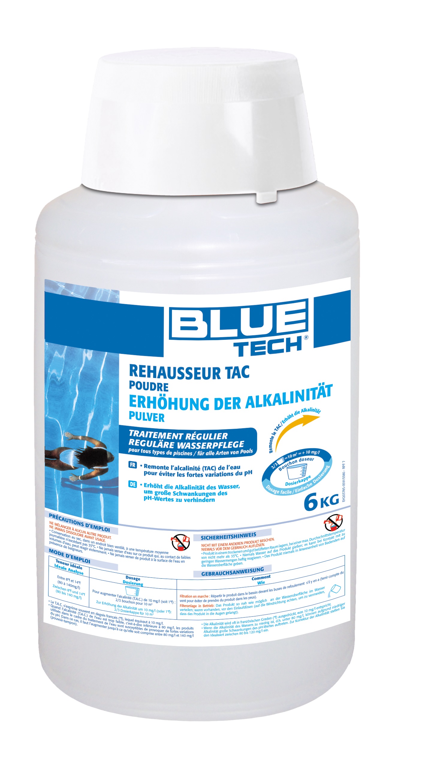 Rehausseur tac (alcalinite) poudre 6kg