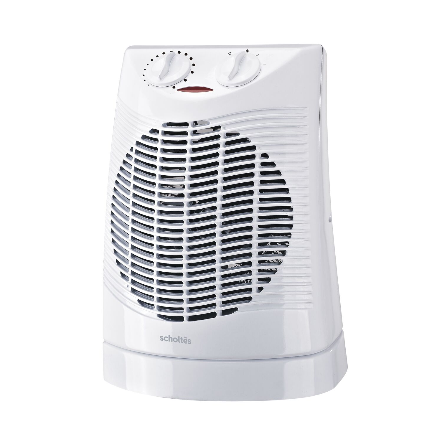 Chauffage soufflant oscillant salle de bain 1000/2000W blanc - SCHOLTES