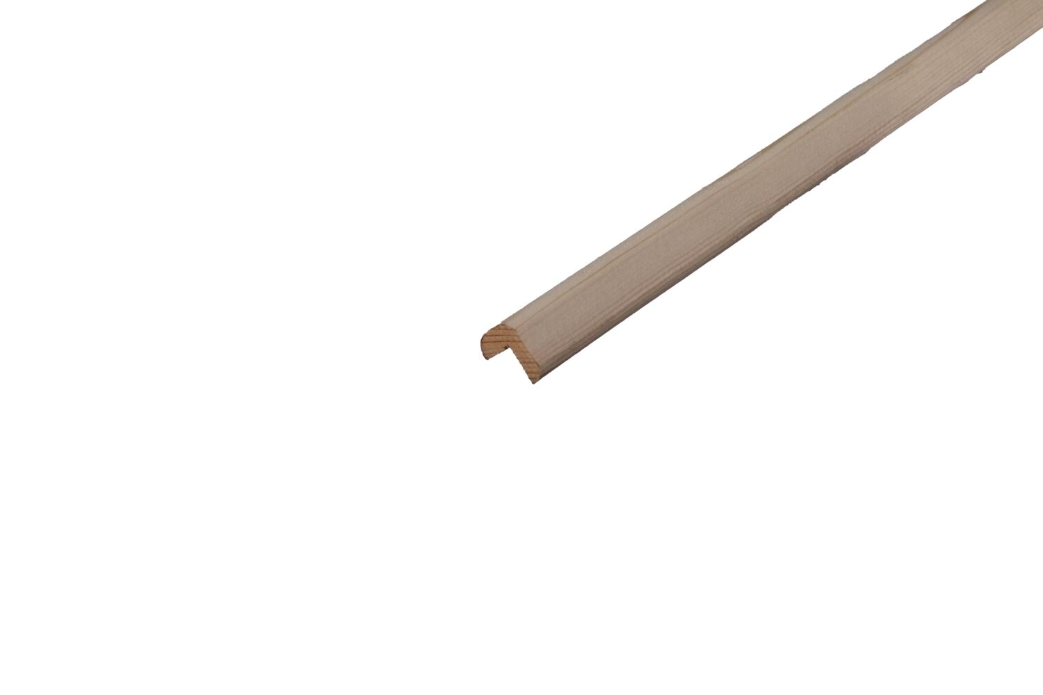 Baguette d'angle rabotée sans nœuds Sapin Epicéa 30x30mm L.2,5m