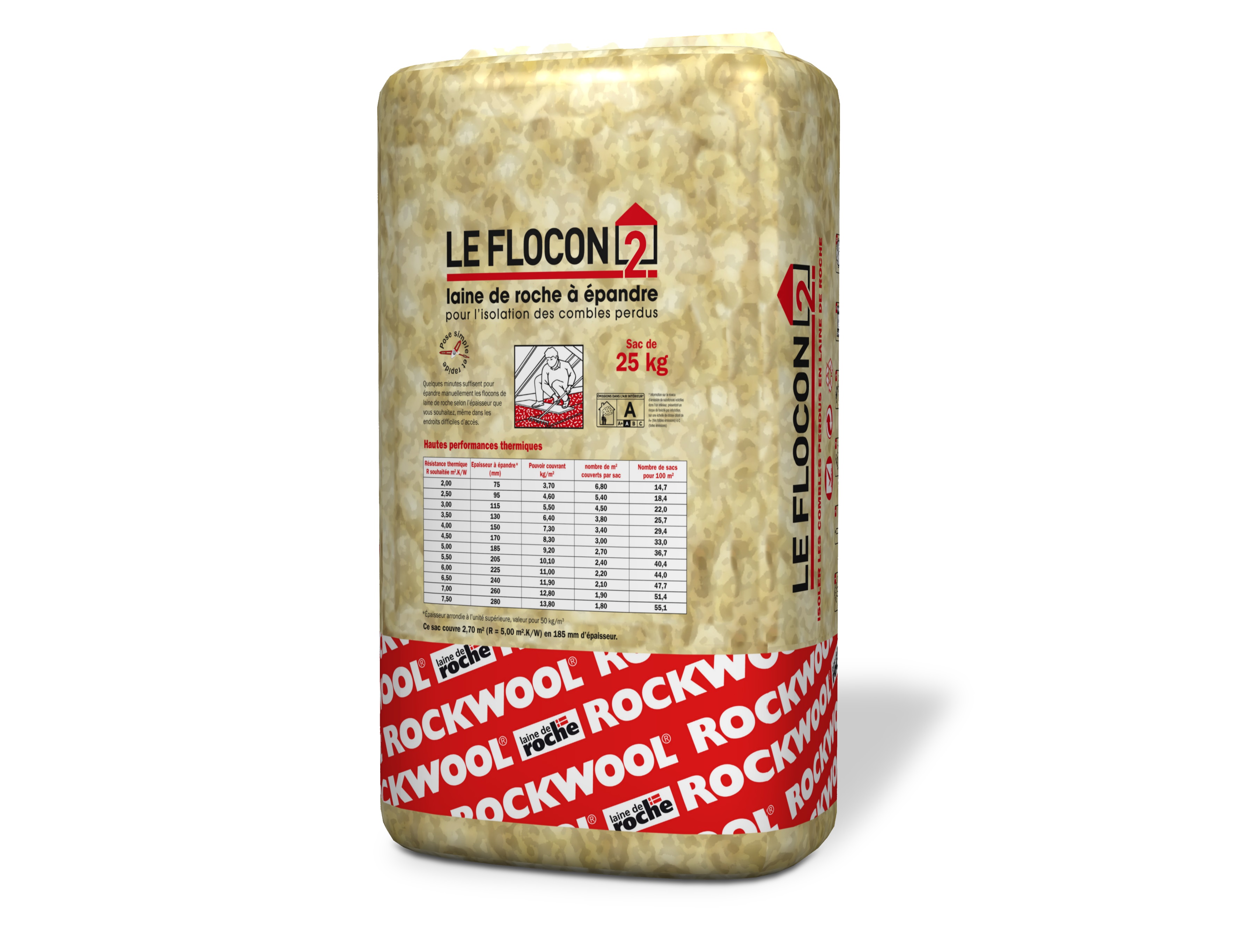 Vrac à épandre Le Flocon 2 en sac de 25Kg