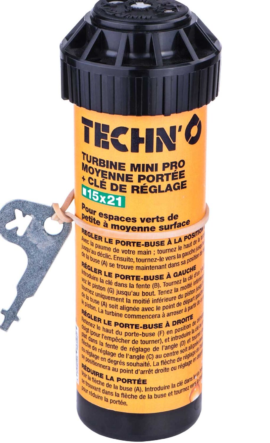 Turbine moyenne portée F15x21 noir 7,2M - TECHN'O