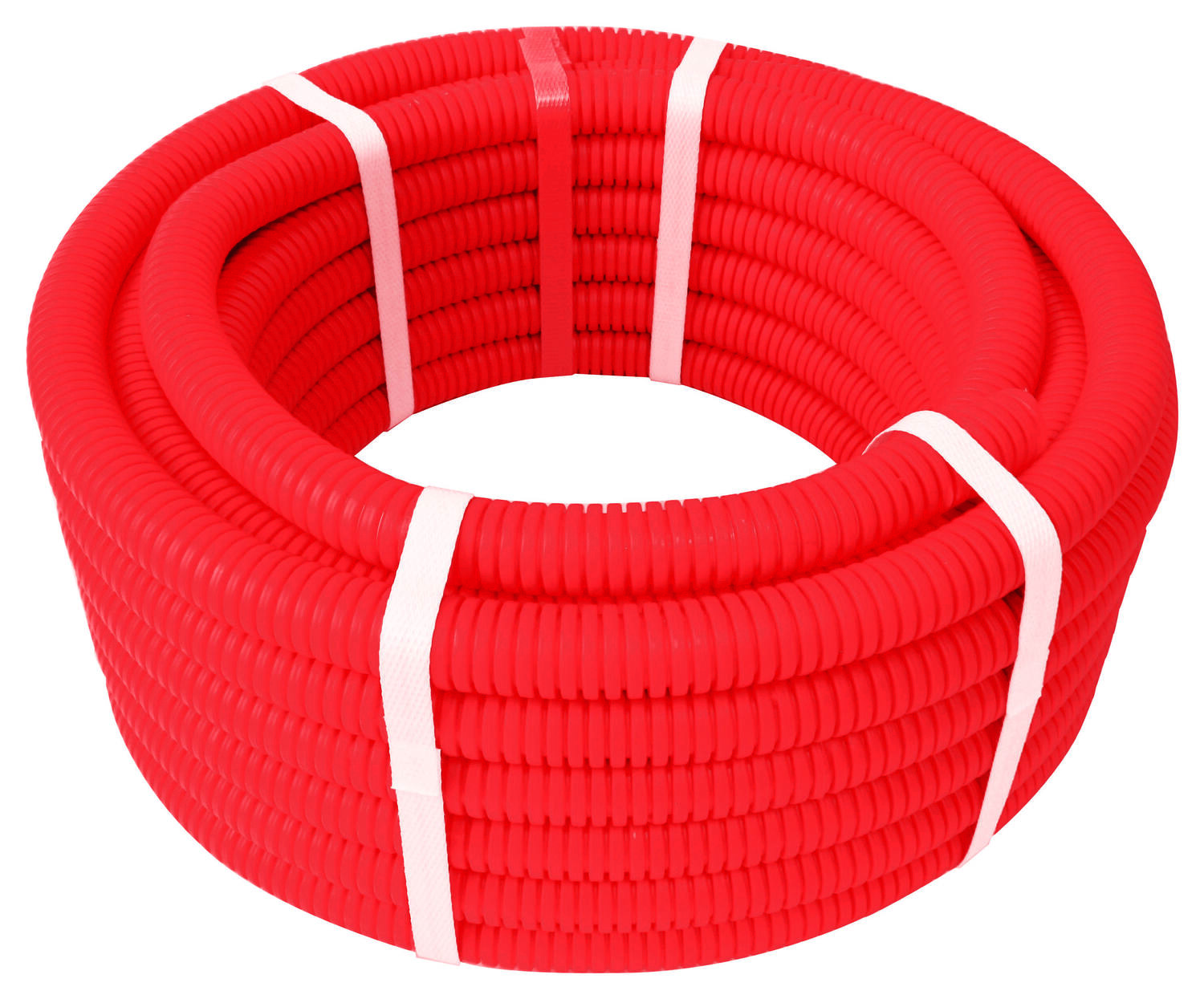 Tube PER pré-gainé rouge Ø13-16mm 25m - SOMATHERM
