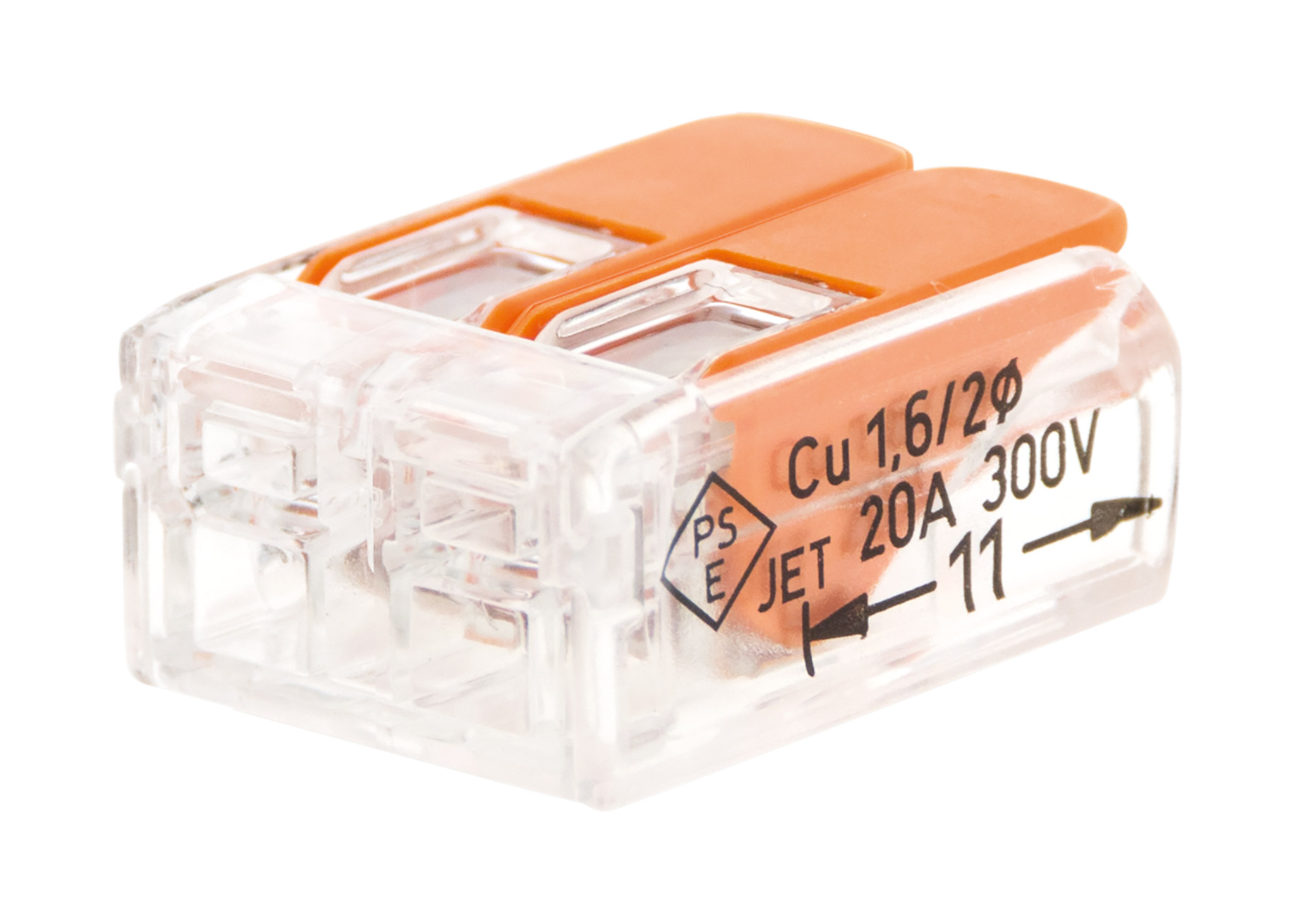 40 bornes mini fil souple & rigide à cliquet de 2 entrées - INOTECH