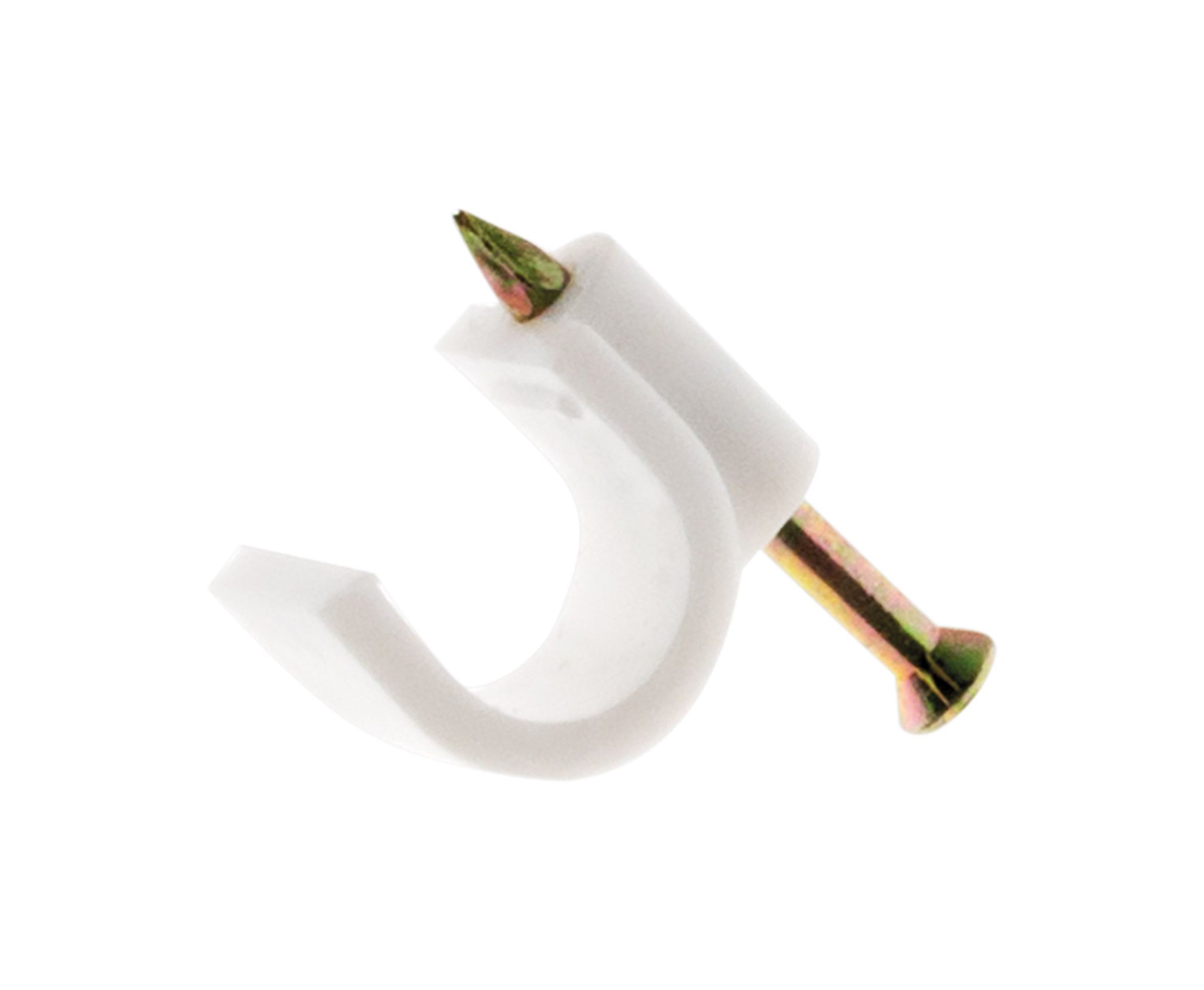 20 attaches plastiques d4 blanc zenitech