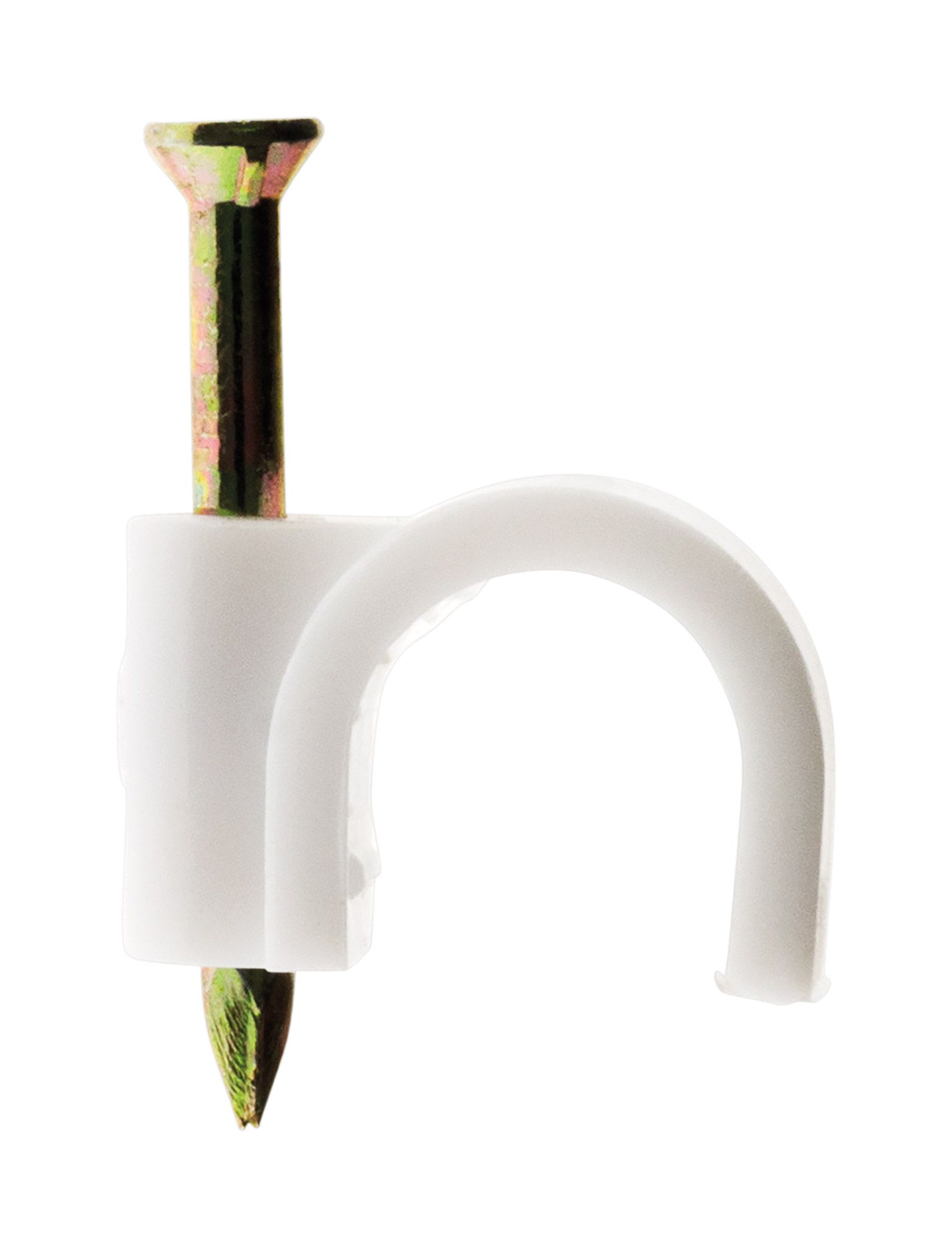 20 attaches plastiques d9 blanc zenitech