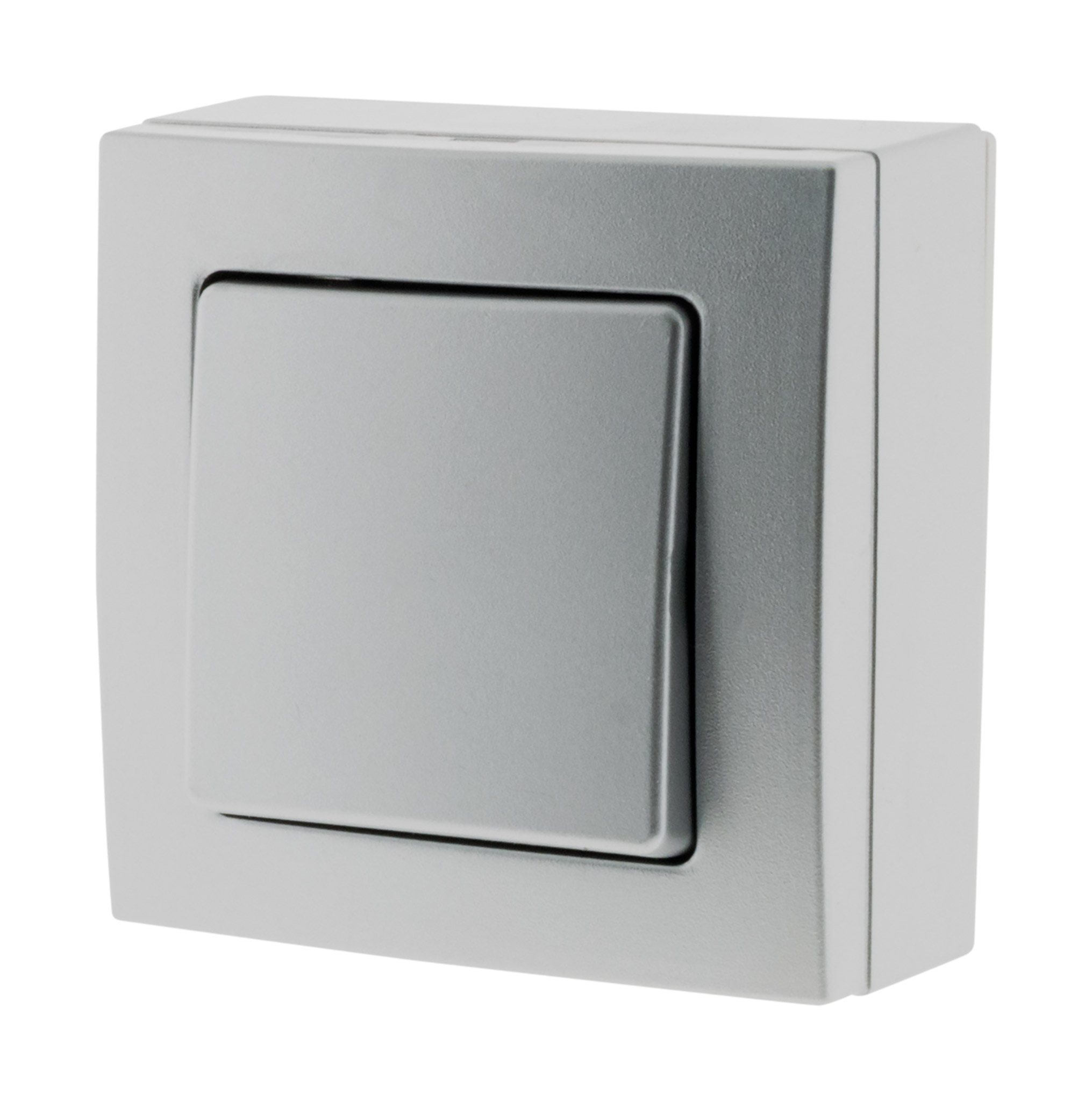 Poussoir borne auto saillie gris bel'vue