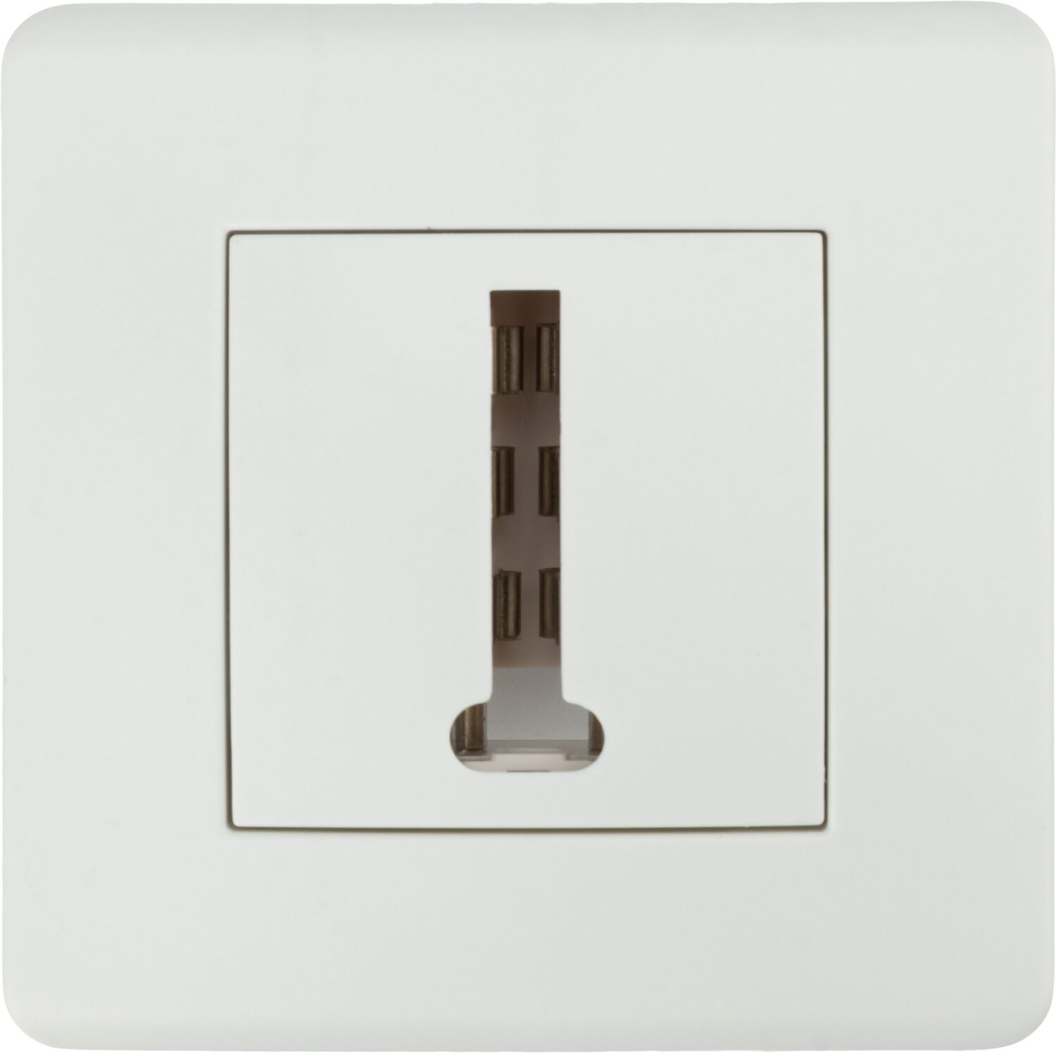 Prise téléphone 8p complet blanc - ANTARIA