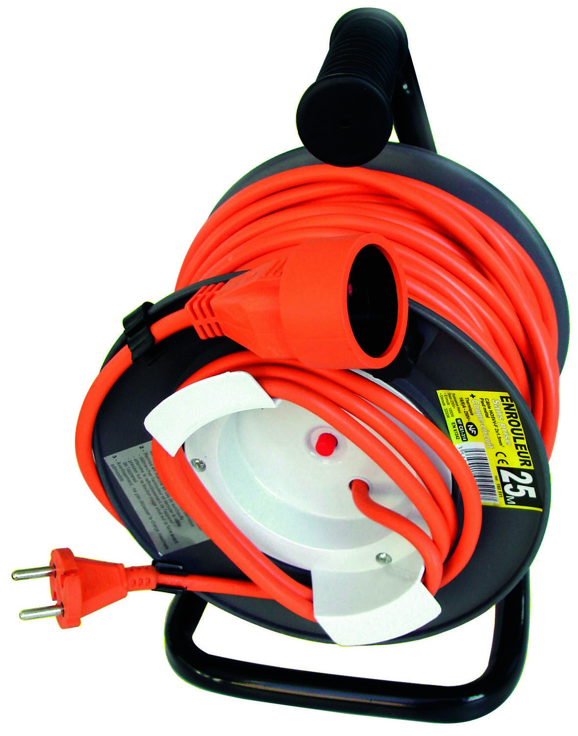 Enrouleur pour jardin Sans Prise Ho5Vv-F 2x1,5mm - 25m - ZENITECH