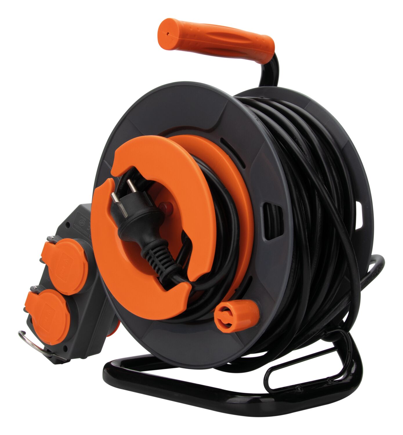 Enrouleur pour bricolage 4 Prises Femelles VVF 3G1,5 30m - ZENITECH