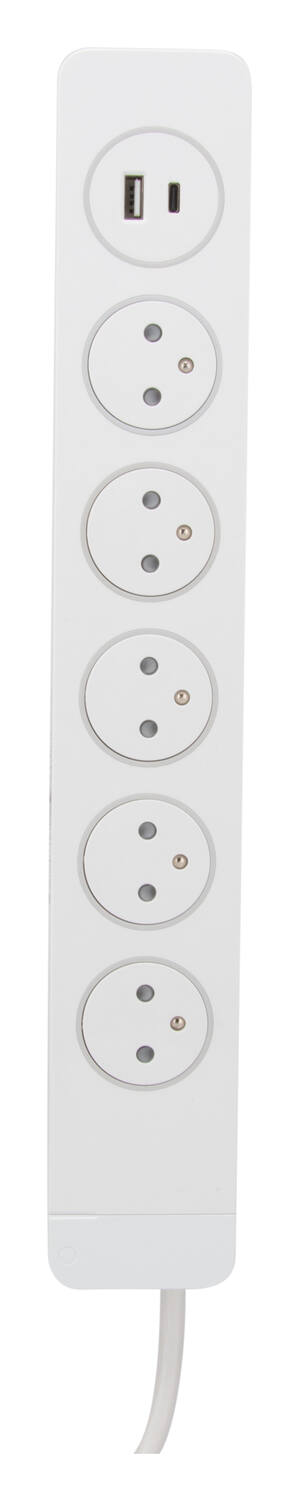Multiprise 5 prises avec USB Mantéa - OTIO