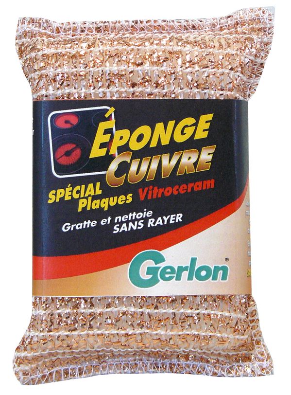 Éponge cuivre pour plaque vitrocéramique - GERLON