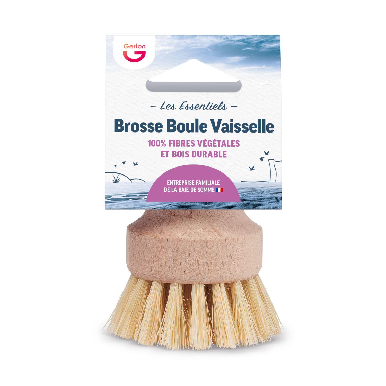 Brosse casserole boule