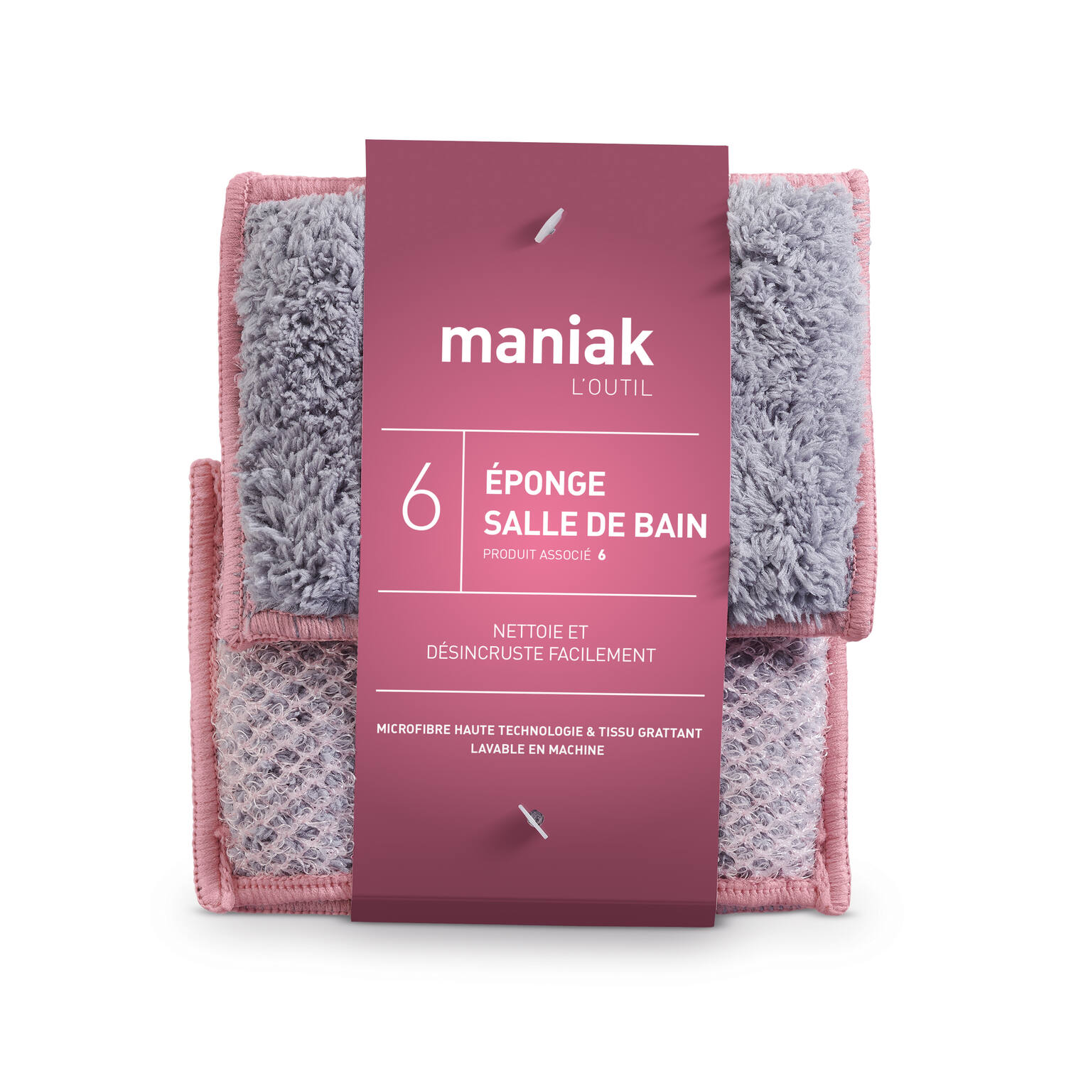 2 éponges Salle de Bain - MANIAK
